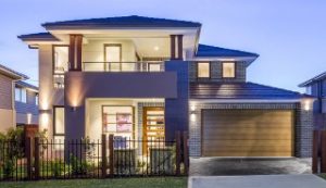 Modern house with roof